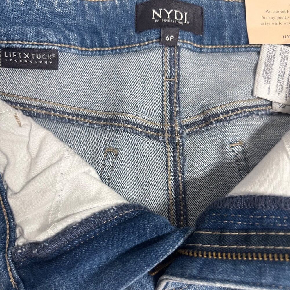 NYDJ Women's Size 6P Quinta 5 Pocket Stretch Denim Jean Skirt - Picture 6 of 6